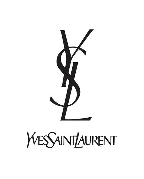 ysl black and white